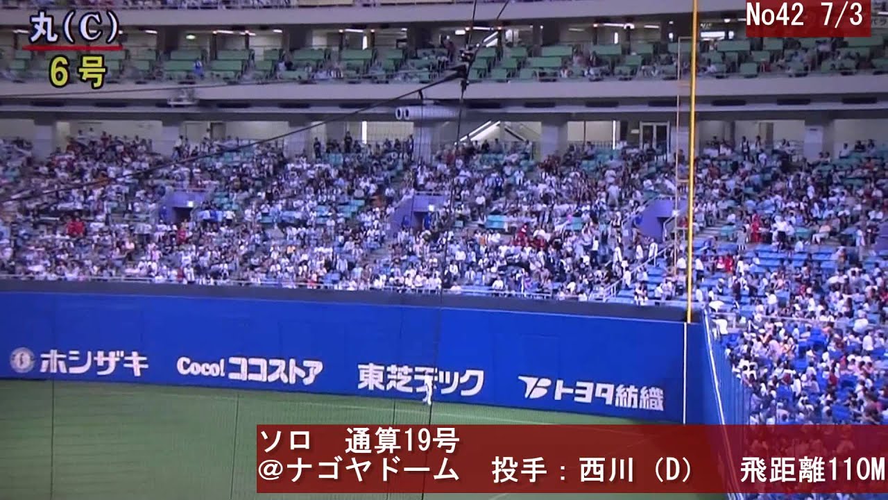 2013年シーズン広島東洋カープ全ホームラン113本