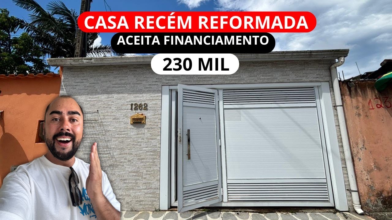 Linda Casa com Ofurô no Quintal em ITANHAÉM SP
