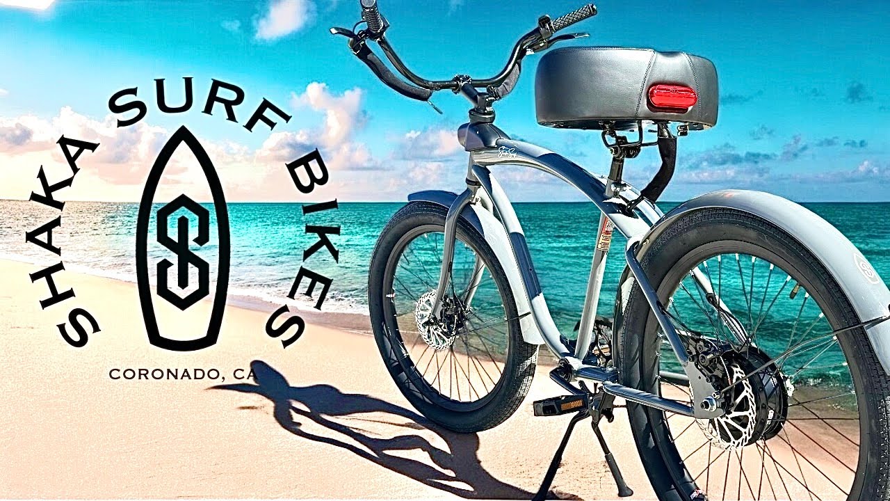 Surf Fishing Tool for ALL Beach Anglers. E-Bike Shaka Surf Bike.