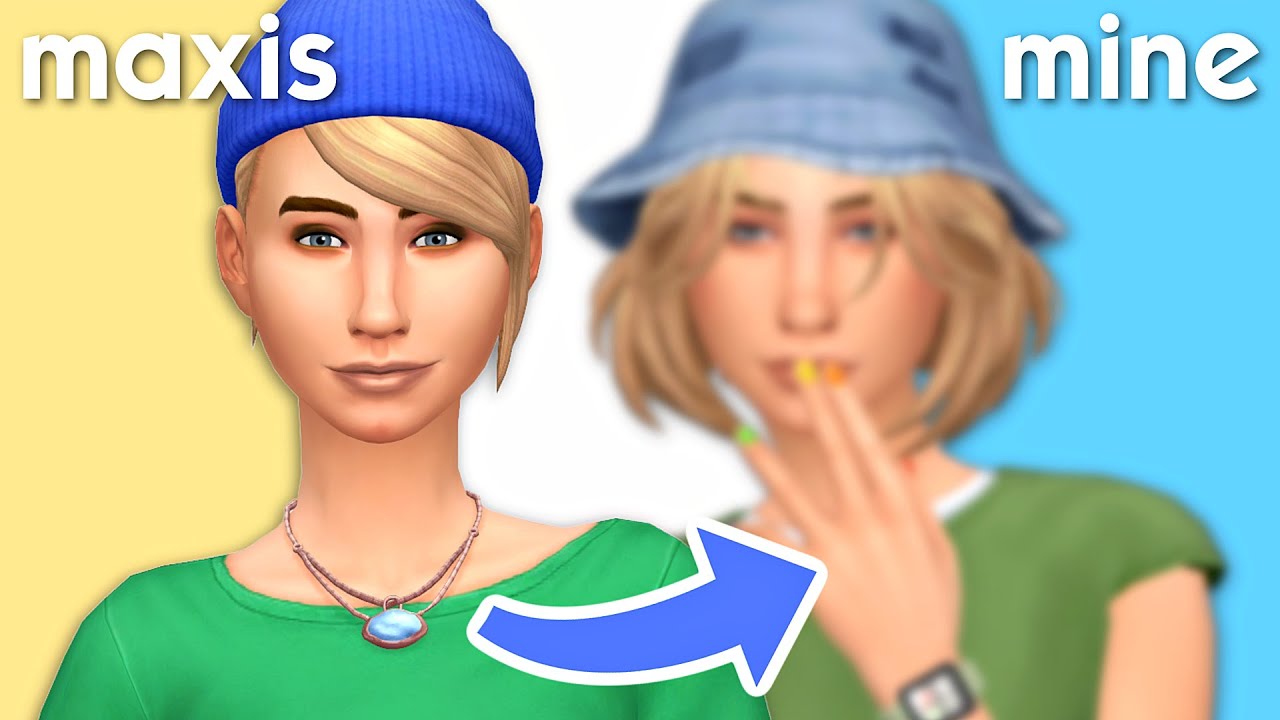 TURNING THE EA STARTER SIMS INTO MY SIMS ✨ | Sims 4 CC CAS