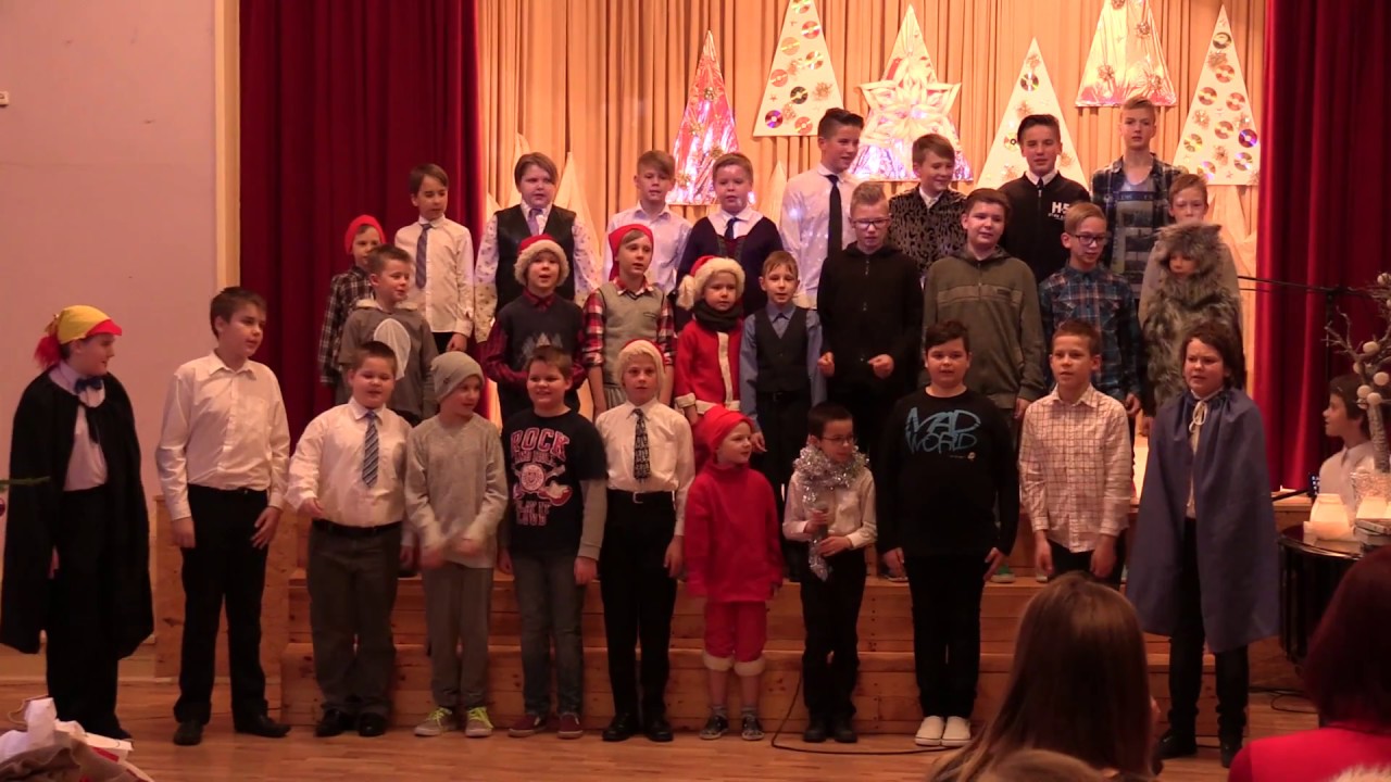 Abja Gümnaasiumi 1.- 6.  klasside jõulupidu 2016