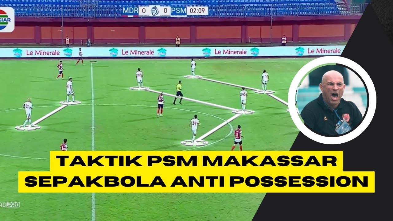 Taktik PSM Bernardo Tavares | Sepakbola Anti Possession