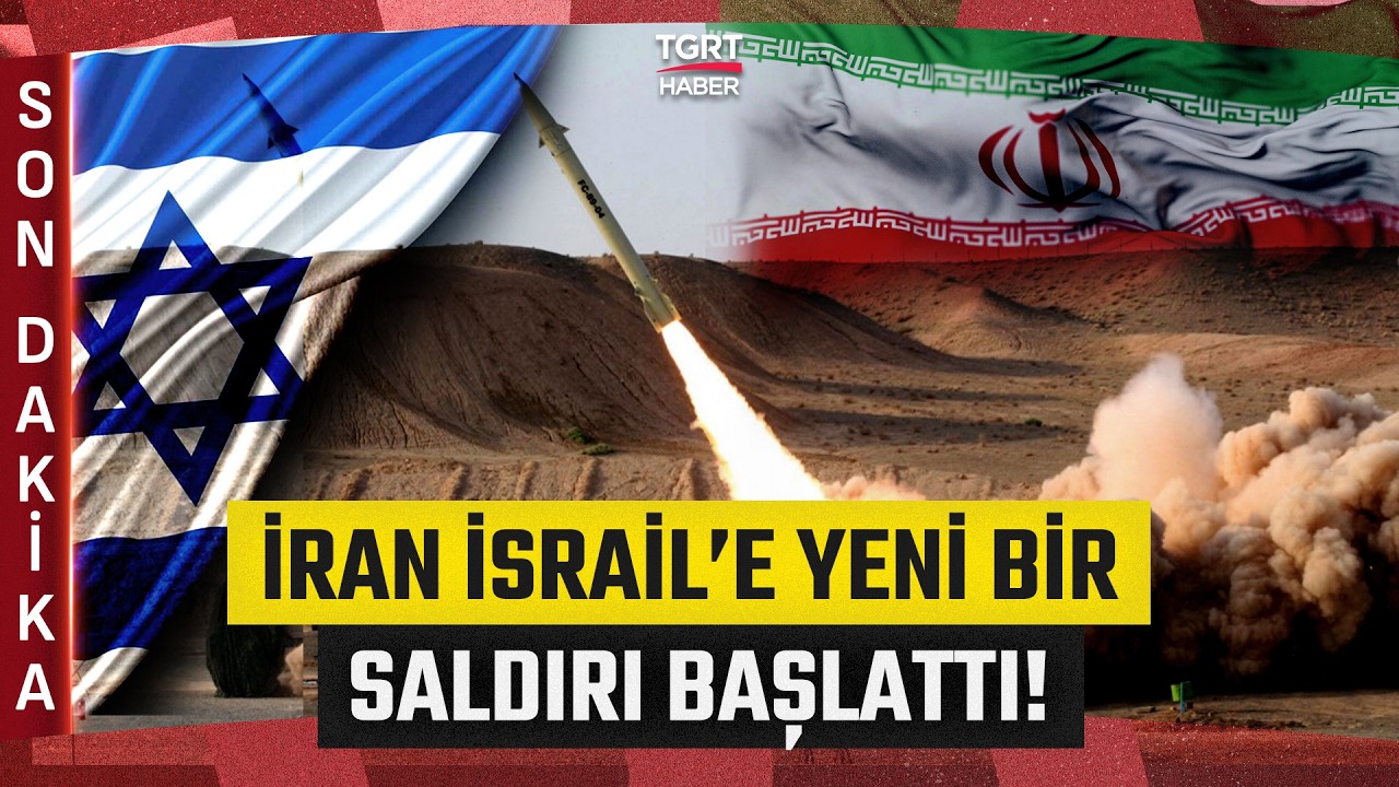 #SONDAKİKA | Siren Sesleri Yükseliyor... İran, İsrail'e Yeni Bir Saldırı Başlattı! - TGRT Haber