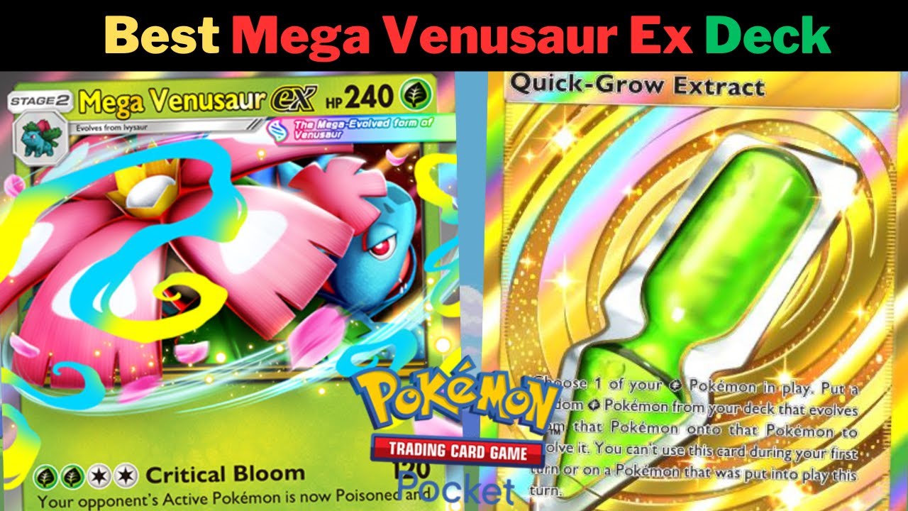 TANK EVERYTHING! BEST MEGA VENUSAUR EX DECK! (with decklist) - Pokemon TCG Pocket