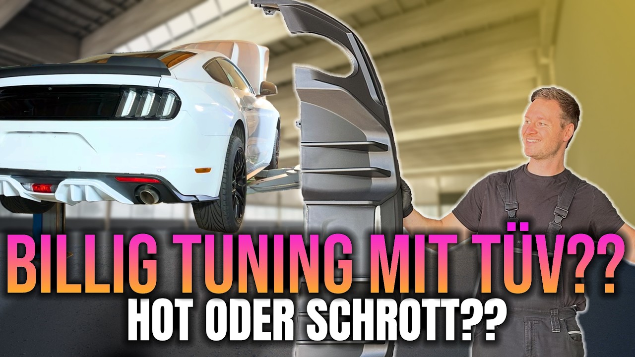 BILLIG Tuning mit Tüv am Mustang?? Ich teste Tuningteile aus Polen