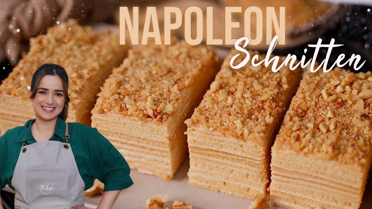 Napoleon-Schnitten 🍯 Honigtorte Medovik | Marlenka