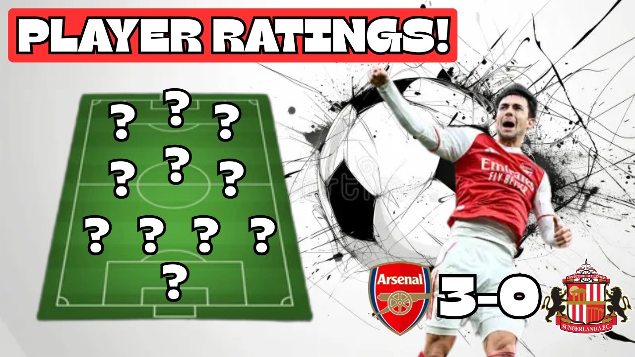Arsenal 3-0 Sunderland PLAYER RATINGS | Zubi MASTERCLASS | Gyokeres UNLOCKED!