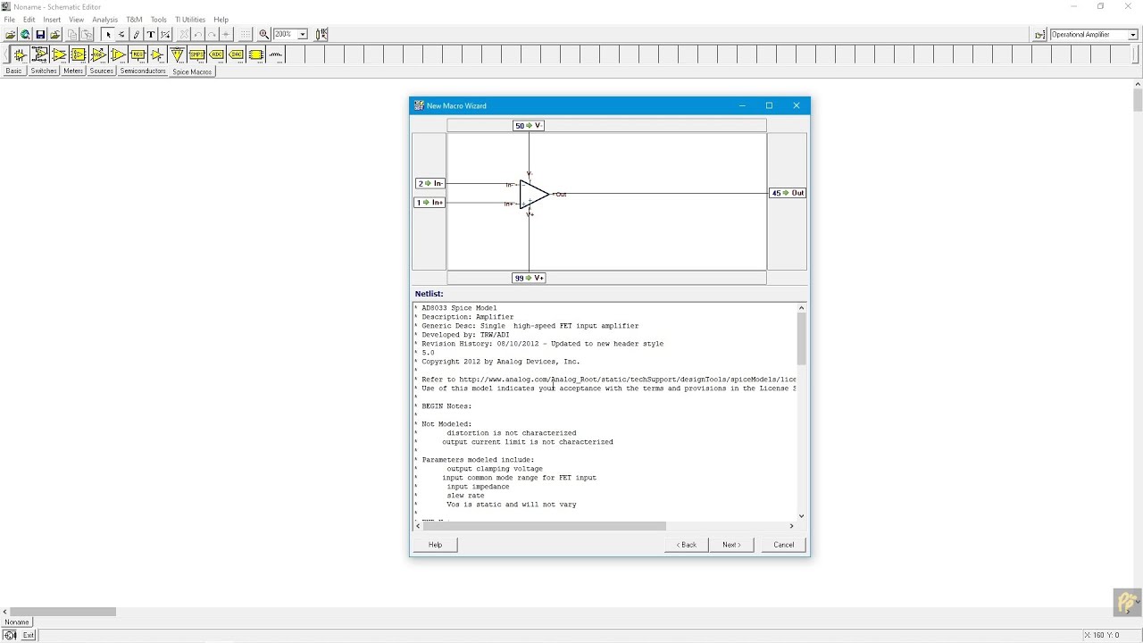TINA TI: Importing Devices