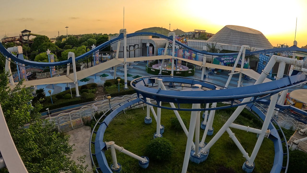 Family Inverted Coaster Front & Back Seat POV - Shanghai Happy Valley