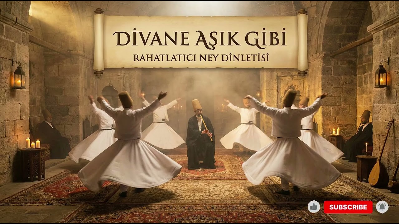 Divane Âşık Gibi | Huzurlu Ney Dinletisi | Tasavvufî Müzik