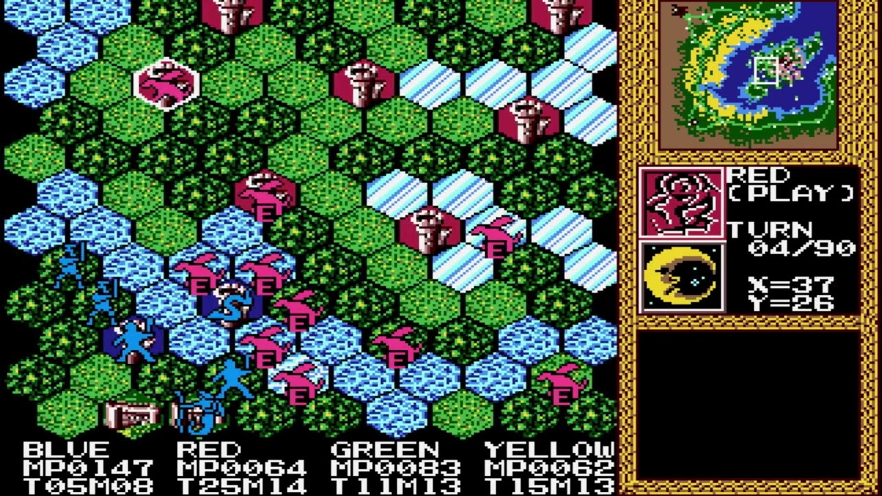 Master of Monsters  Map Half Wizard  60 MP Sega genesis