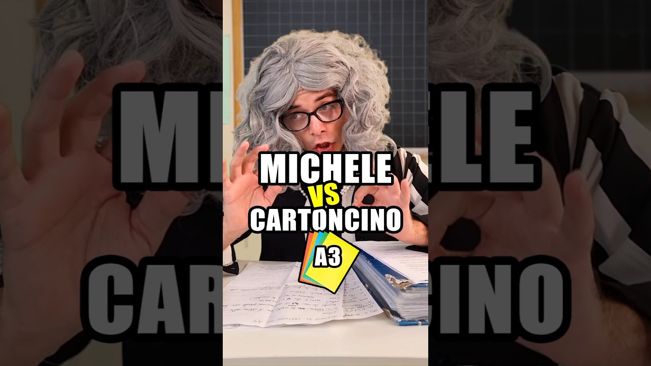 Michele vs Cartoncino A3 🤯