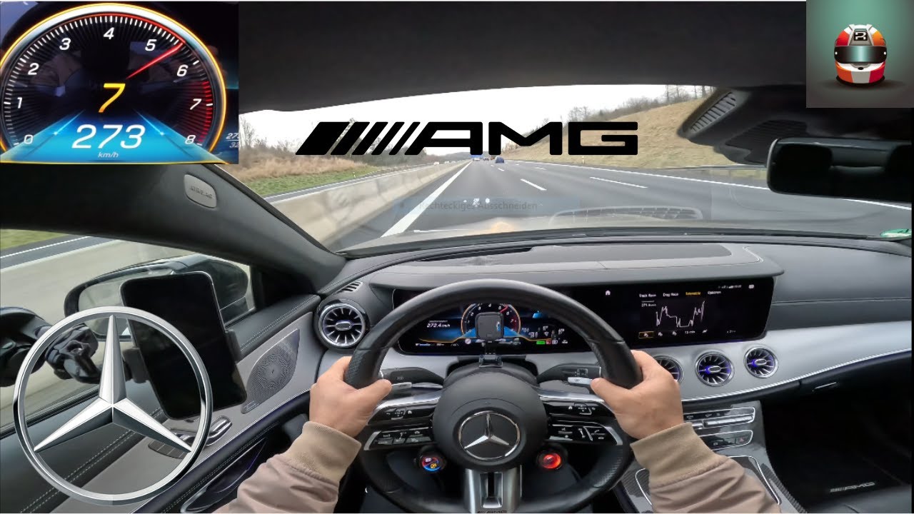 Mercedes-Benz CLS53 AMG || 435HP || TOP SPEED on german Autobahn