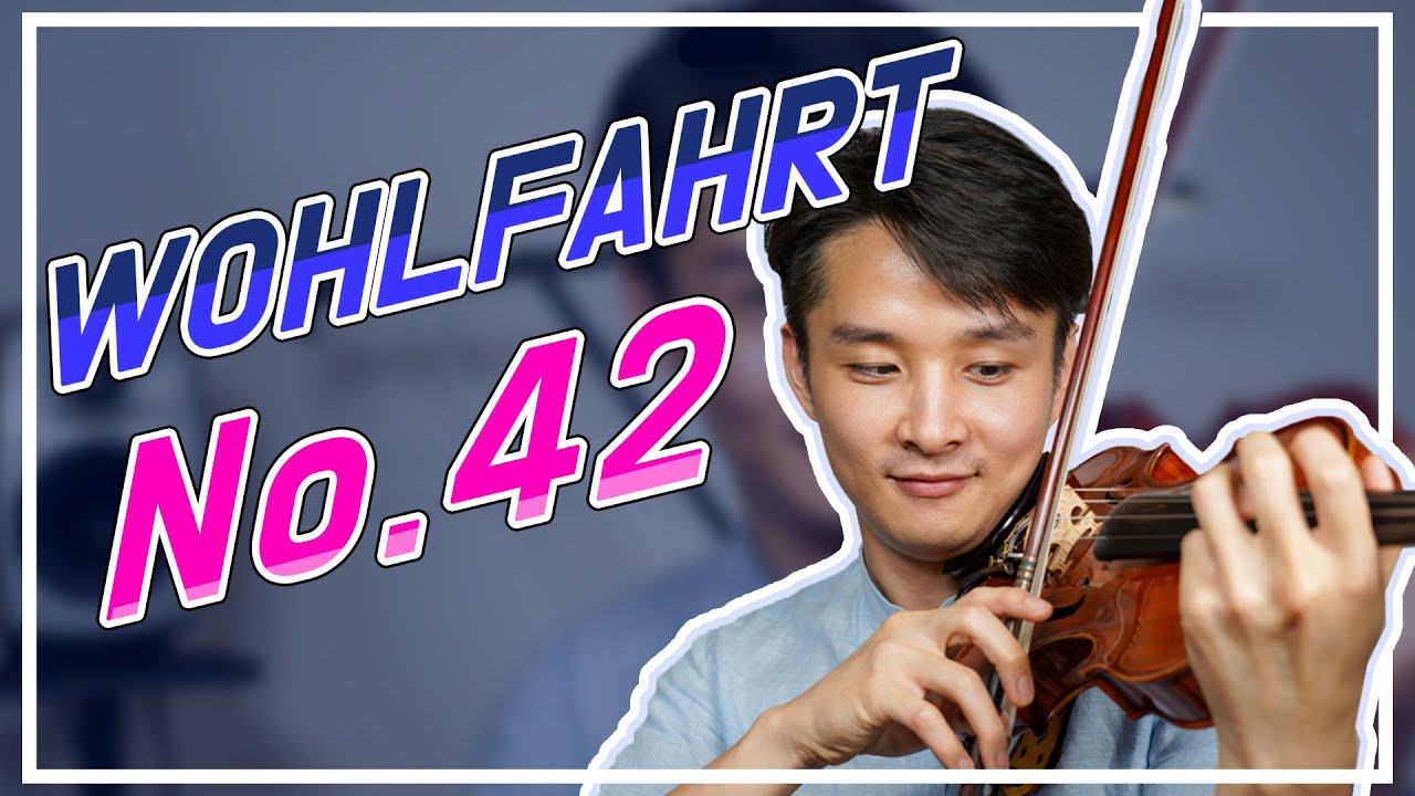 Wohlfahrt Violin Etude No.42 @보찬TV  [High Quality Stereo Sound]