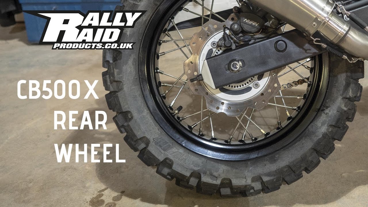 Rally Raid CB500x Build: Rear Wheel