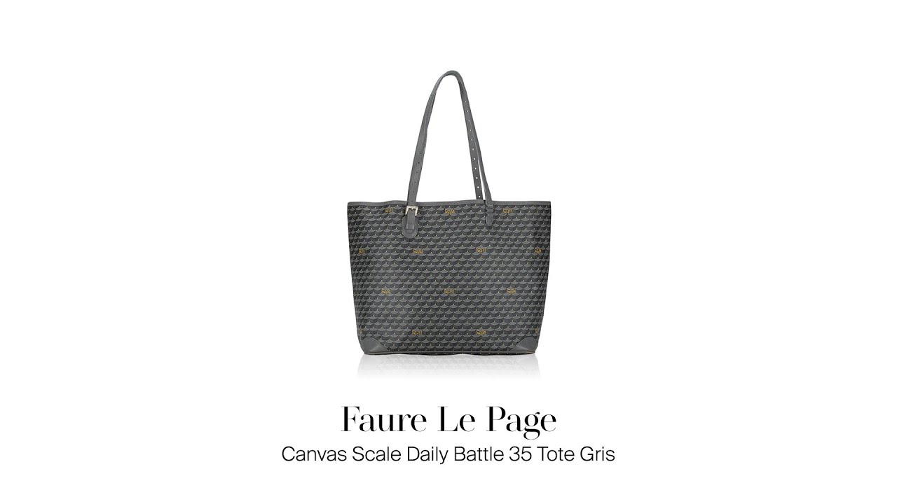 Mau Jual Tas Branded Second? Faure Le Page Canvas Scale Daily Battle 35 Tote Gris