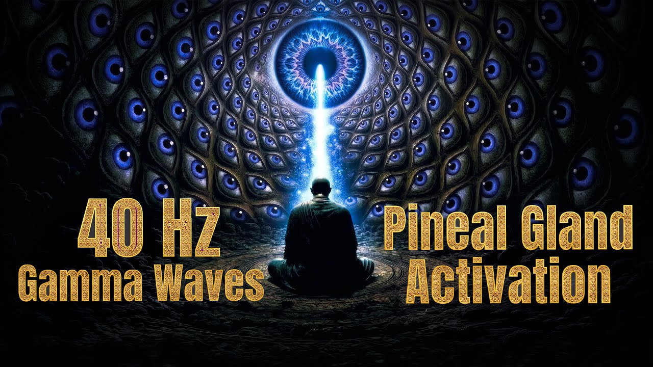 40Hz  Gamma Pineal Gland Activation Music #deepmeditation  #shamanicdrums