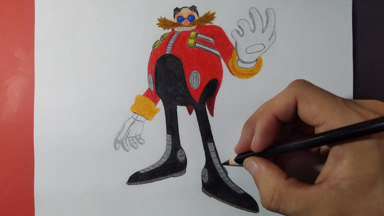 Dibujando a Eggman | Sonic Forces: Speed Battle | Drawing Eggman