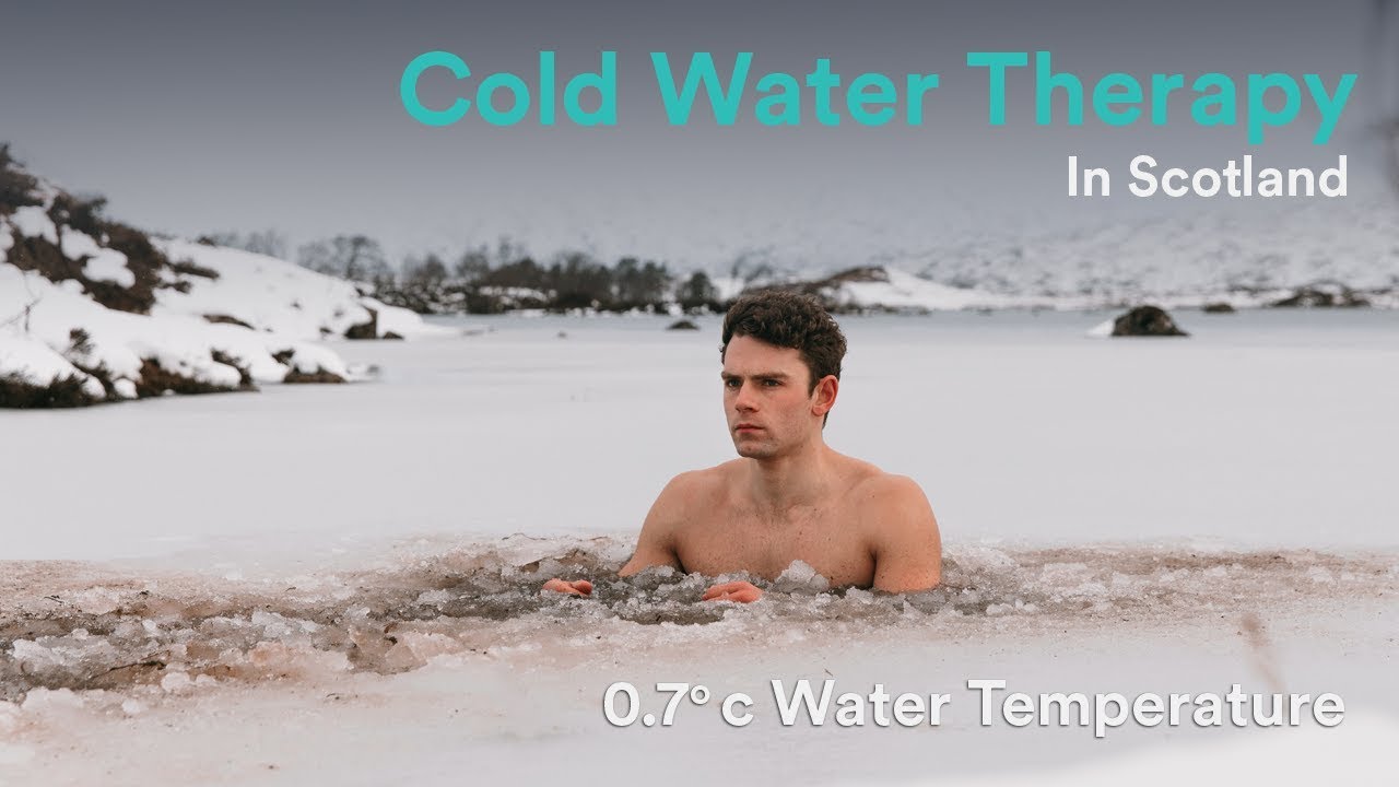 Watch my Cold Water Therapy in Scotland - 0 Degree water temperature!