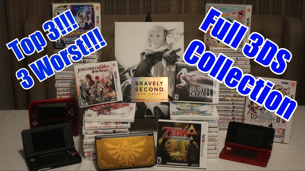 3DS Collection + Top 3 Recommended and 3 Worst Games