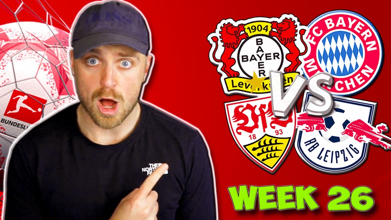 BUNDESLIGA WEEK 26 PREDICTIONS & TIPS | BAYERN MUNICH TRAVEL TO BAYER LEVERKUSEN IN A TITLE DECIDER!