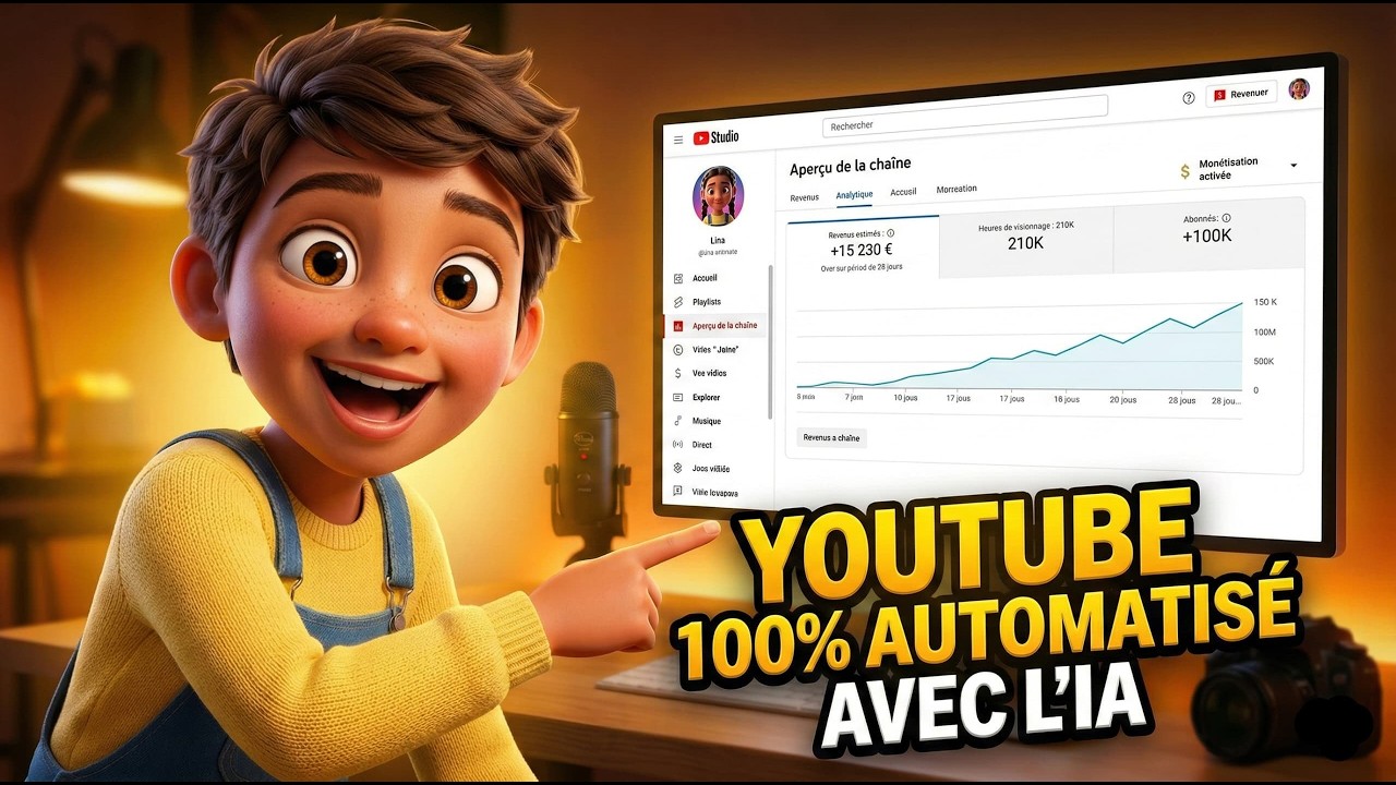 J'ai créé une chaîne YouTube 100% Automatisée (0€ dépensé)