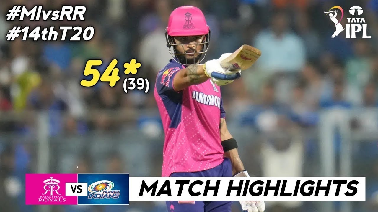 Rajasthan Royals Vs Mumbai Indians IPL 14th Match Highlights 2024 | MI vs RR IPL 2024 Highlights