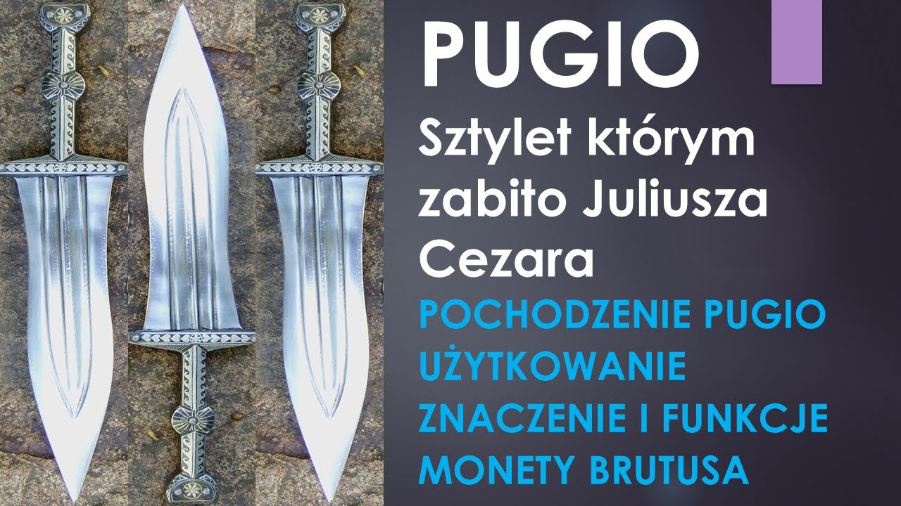 Pugio. Sztylet rzymskich legionist&oacute;w kt&oacute;rym zabito Juliusza Cezara i monety Brutusa!