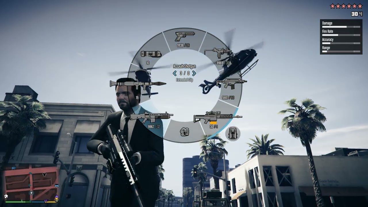 GTA 5 - Michael&rsquo;s Hitman Mission + Ten Star Escape