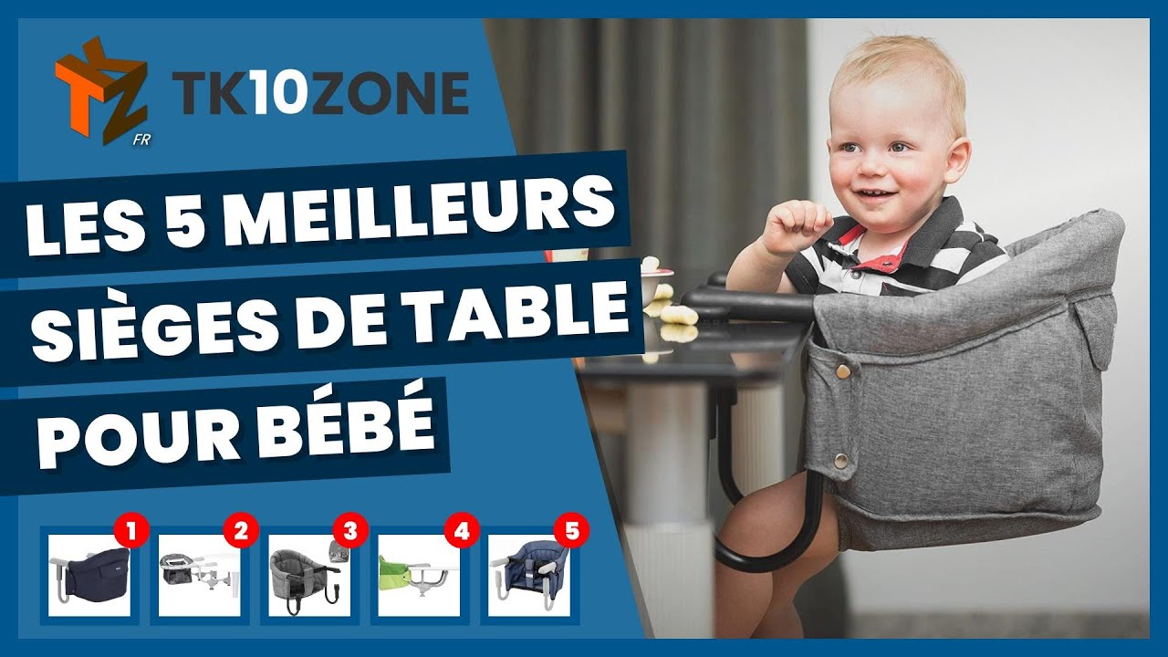 Les 5 meilleurs sièges de table pour bébé