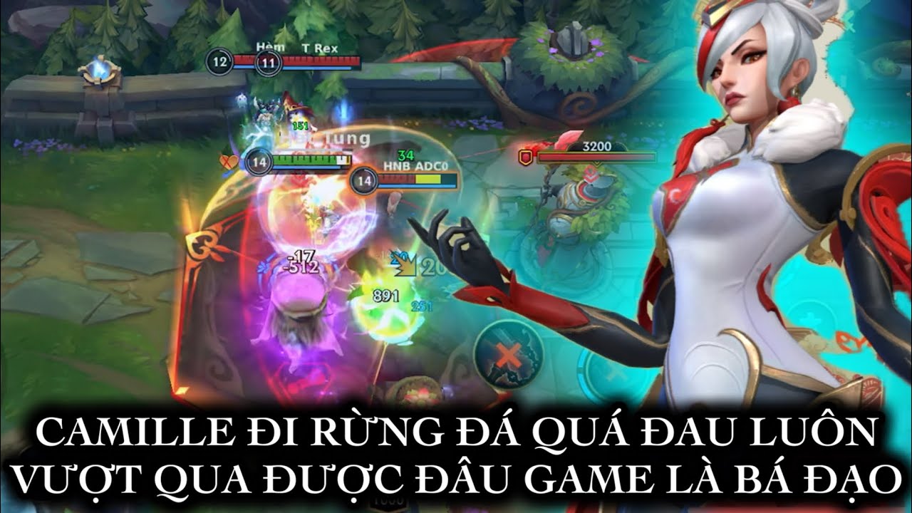 [LMHT:TỐC CHIẾN] CAMILLE ĐI RỪNG MẠNH VÃI ĐÁ CHO TEAM BẠN KHÔNG THỞ ĐƯỢC