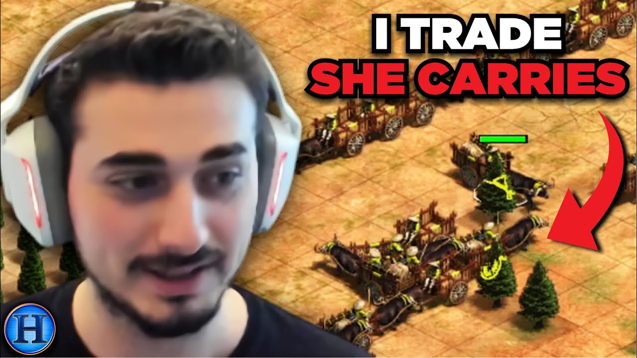 I am Obsessed With the Early Trade Strategy | 2v2 AoE2
