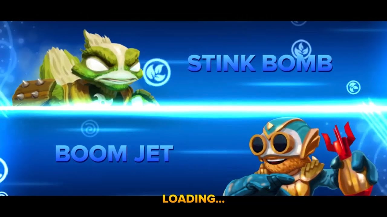 STINK BOMB VS. BOOM JET! Skylanders Swap Force Arena Battles
