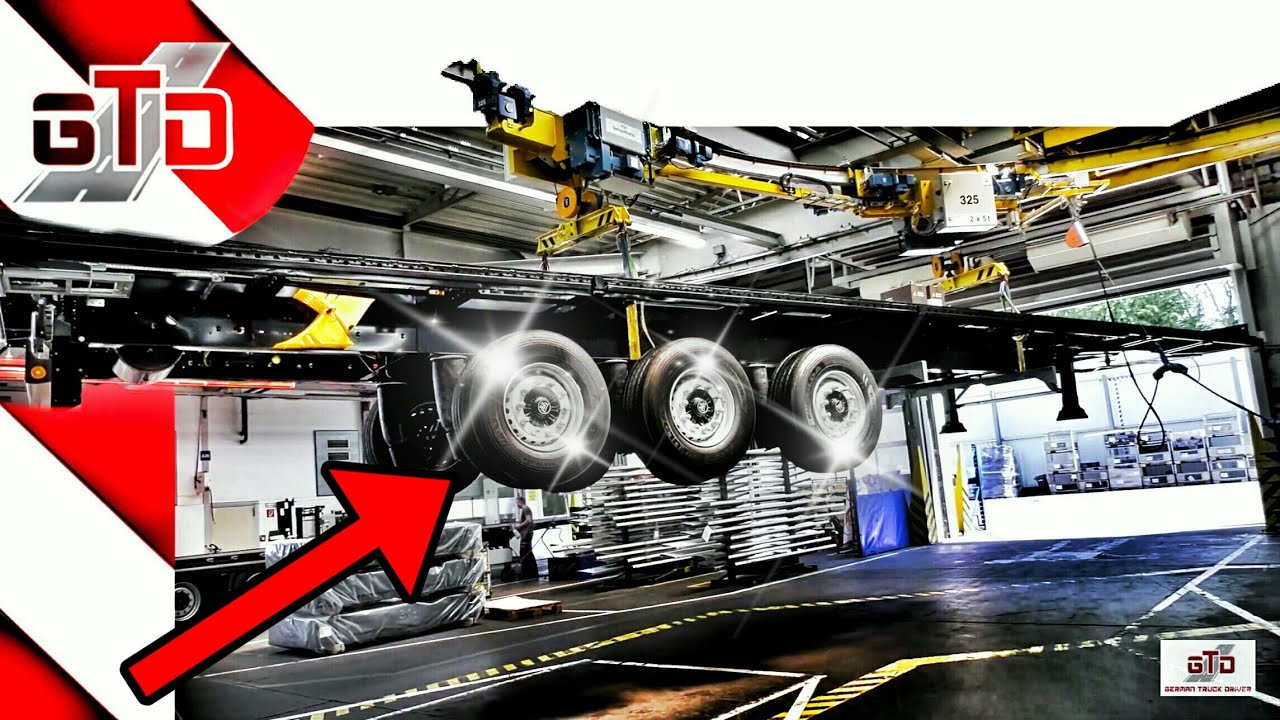Produktion eines LKW Auflieger die Reportage
