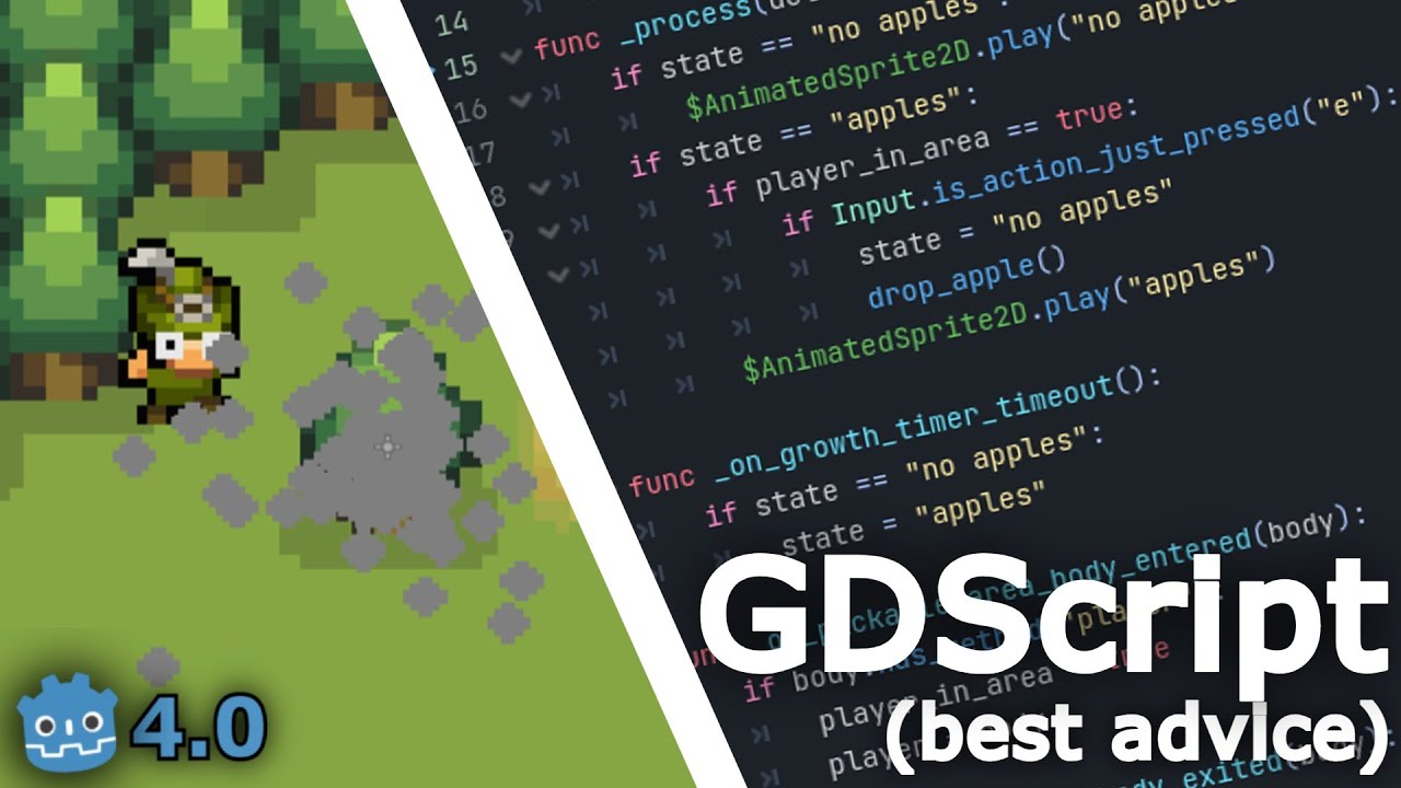 Лучший совет по быстрому изучению Godot GDScript