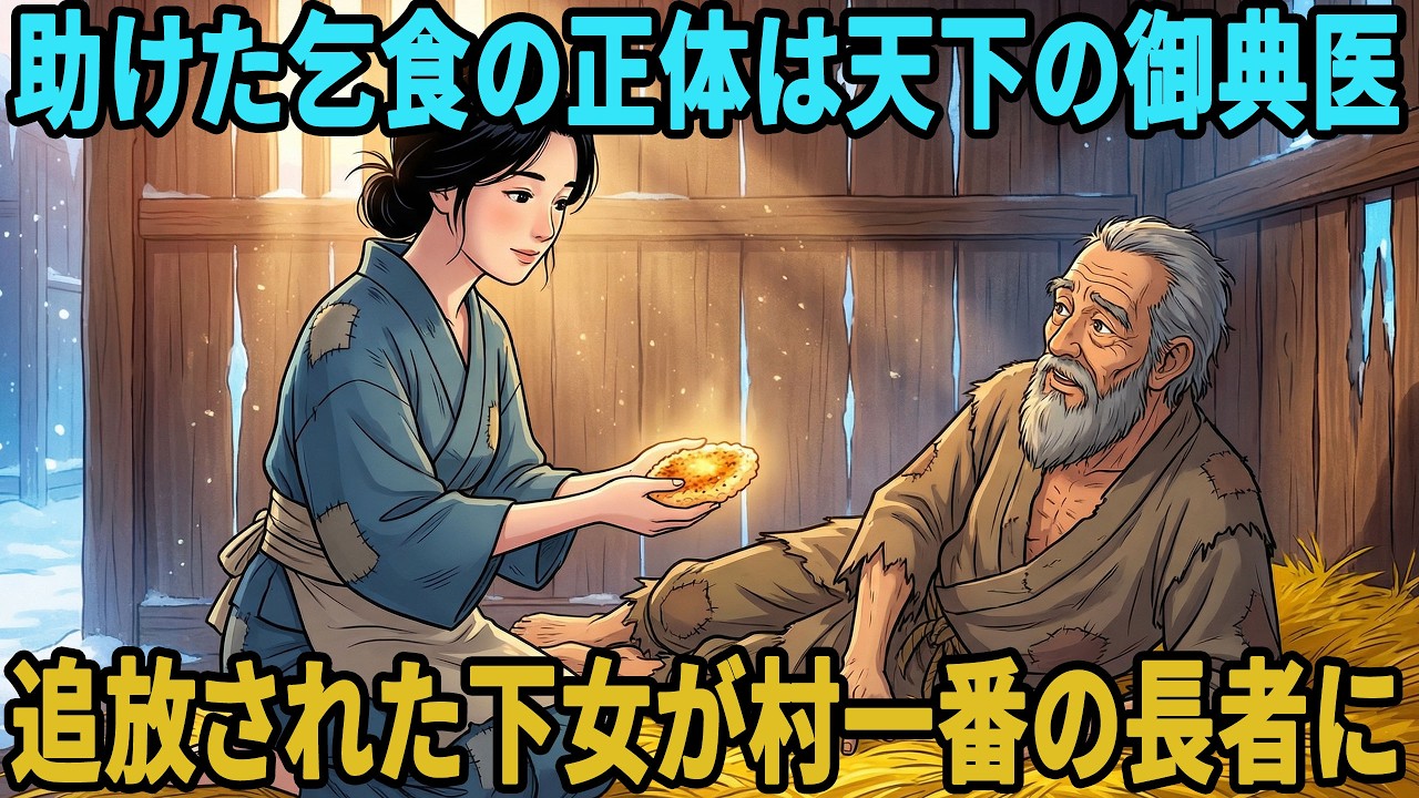 瀕死の乞食を救った貧しい娘。「石だらけの荒地へ行け」という謎の助言を信じた数年後、村一番の分限者になった | 野談 | 伝説 | 昔話 | 説話 | 民話