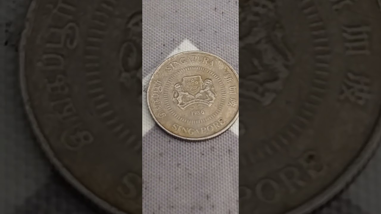 Singapour coins 50smusic value dollar 1000# 