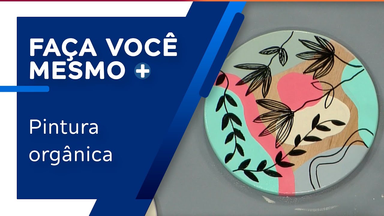 Pintura orgânica em madeira por Taísa Nunes