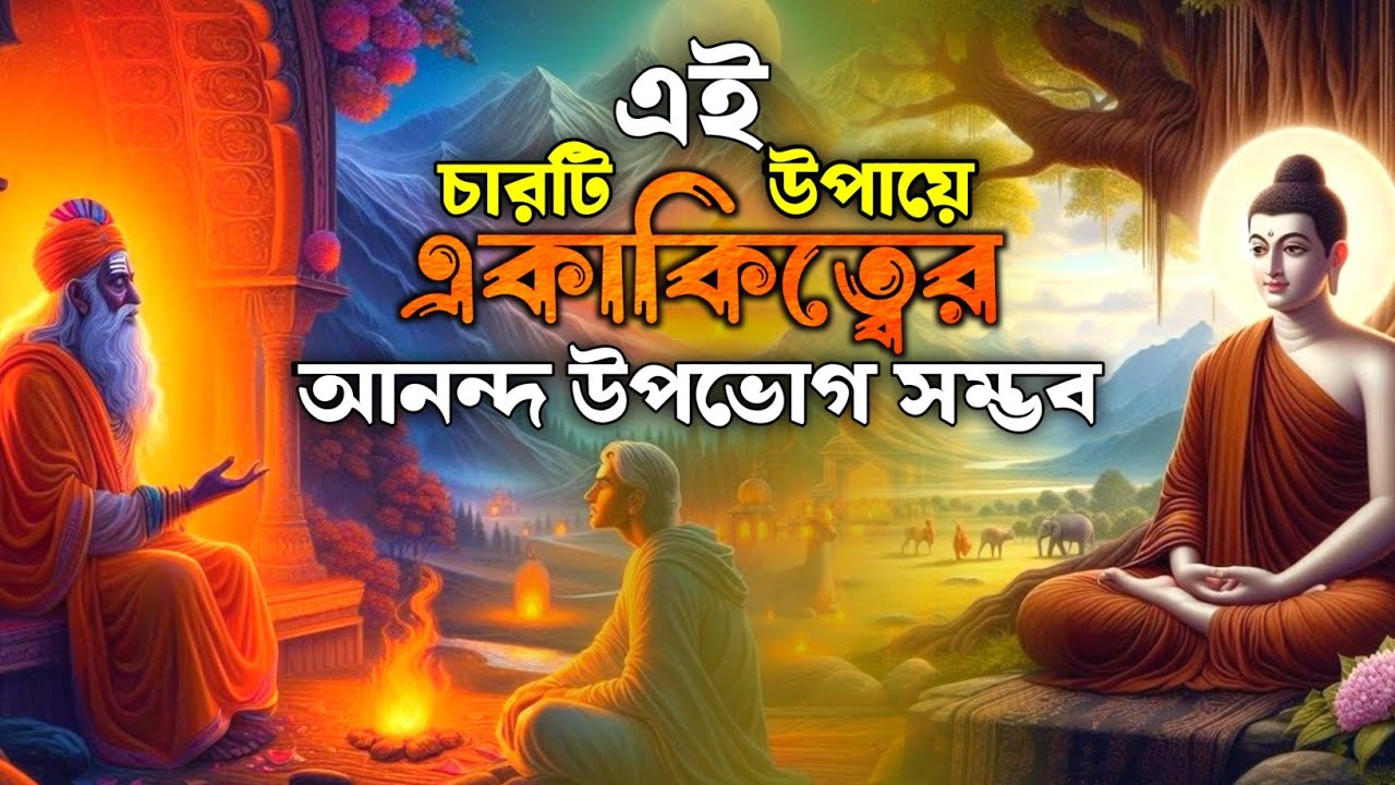 একাকিত্বের ভয়কে এভাবে জয় করবেন | The Power of being Alone | Gautam Buddha Story by Prayaser Alo |