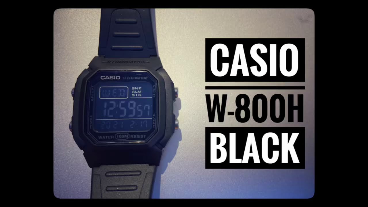 Casio W-800H-1BVES Review