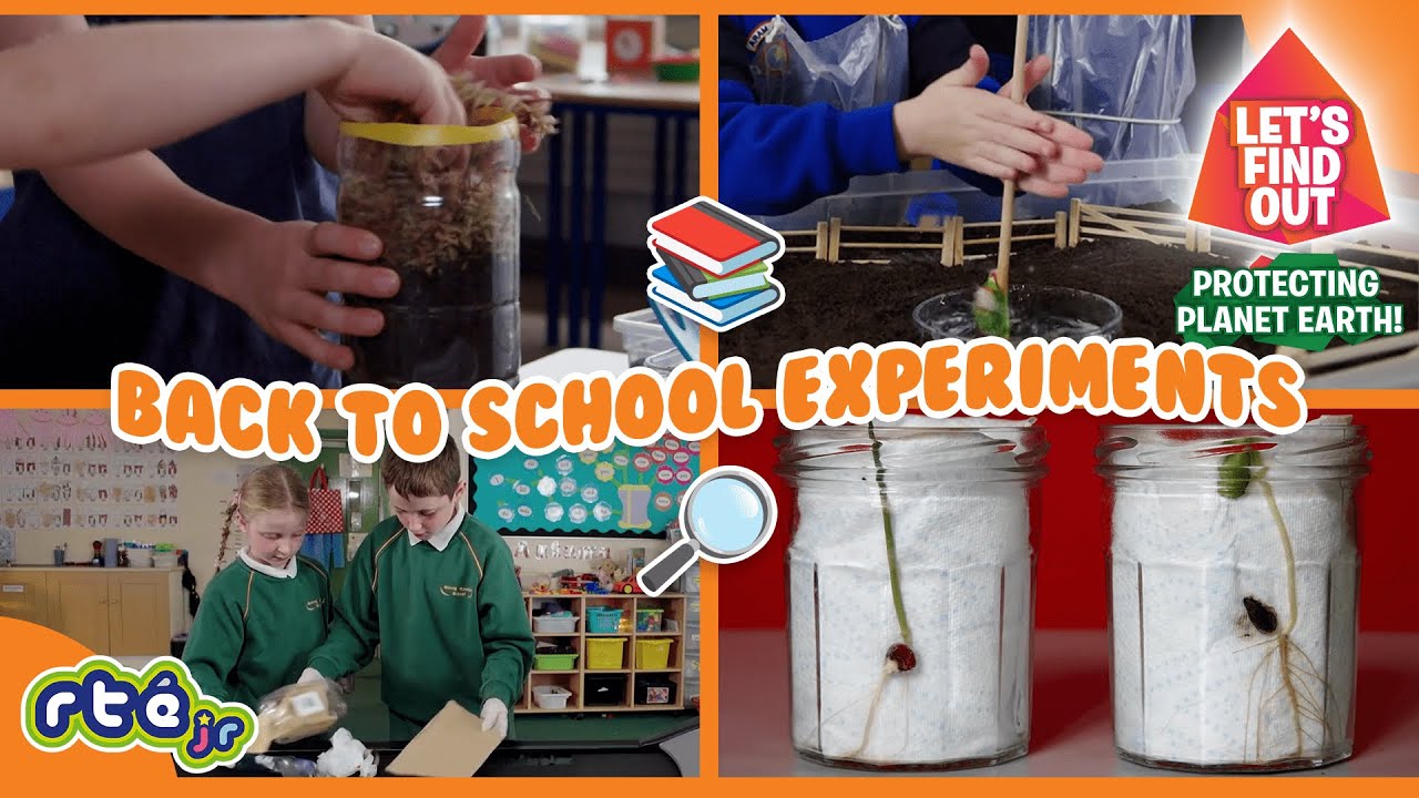 📚 Back to School Science SPECIAL: Exciting Experiments! 🤩 | Let's Find Out | RTÉjr