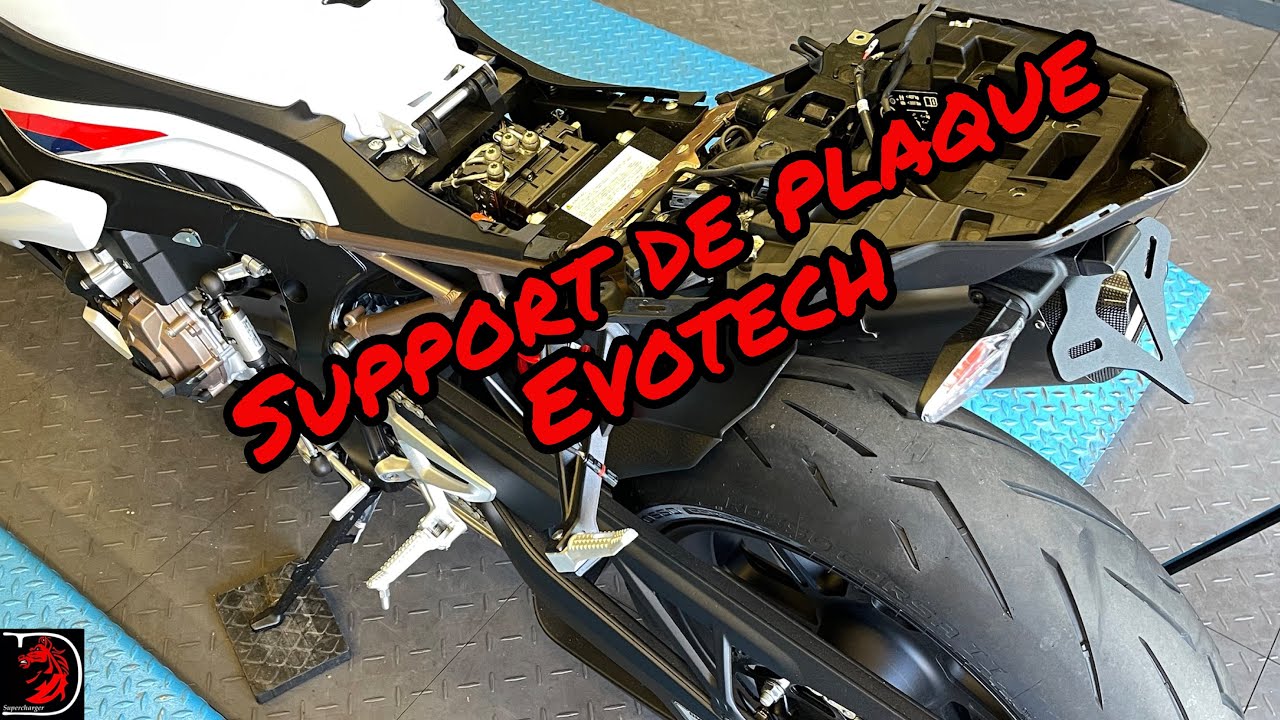 Support de plaque Evotech pour ma S1000r