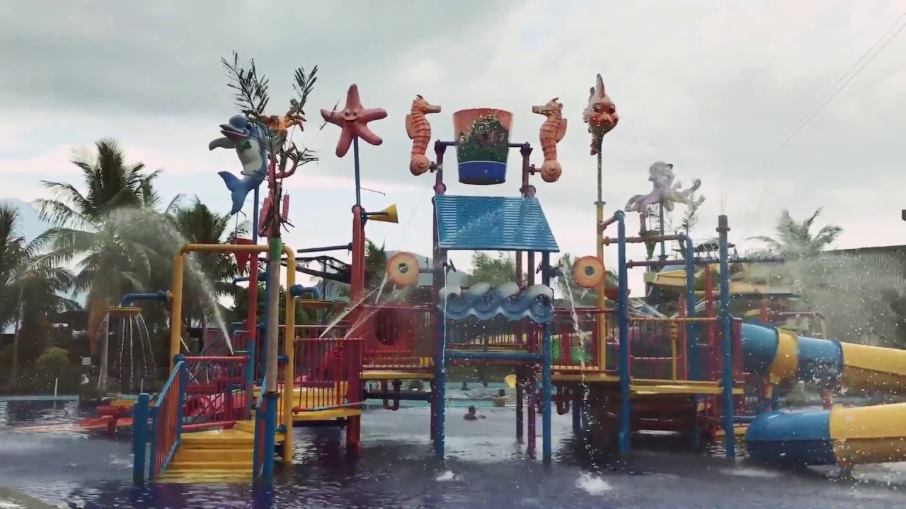 Bucket dump Ternate wonder island waterpark