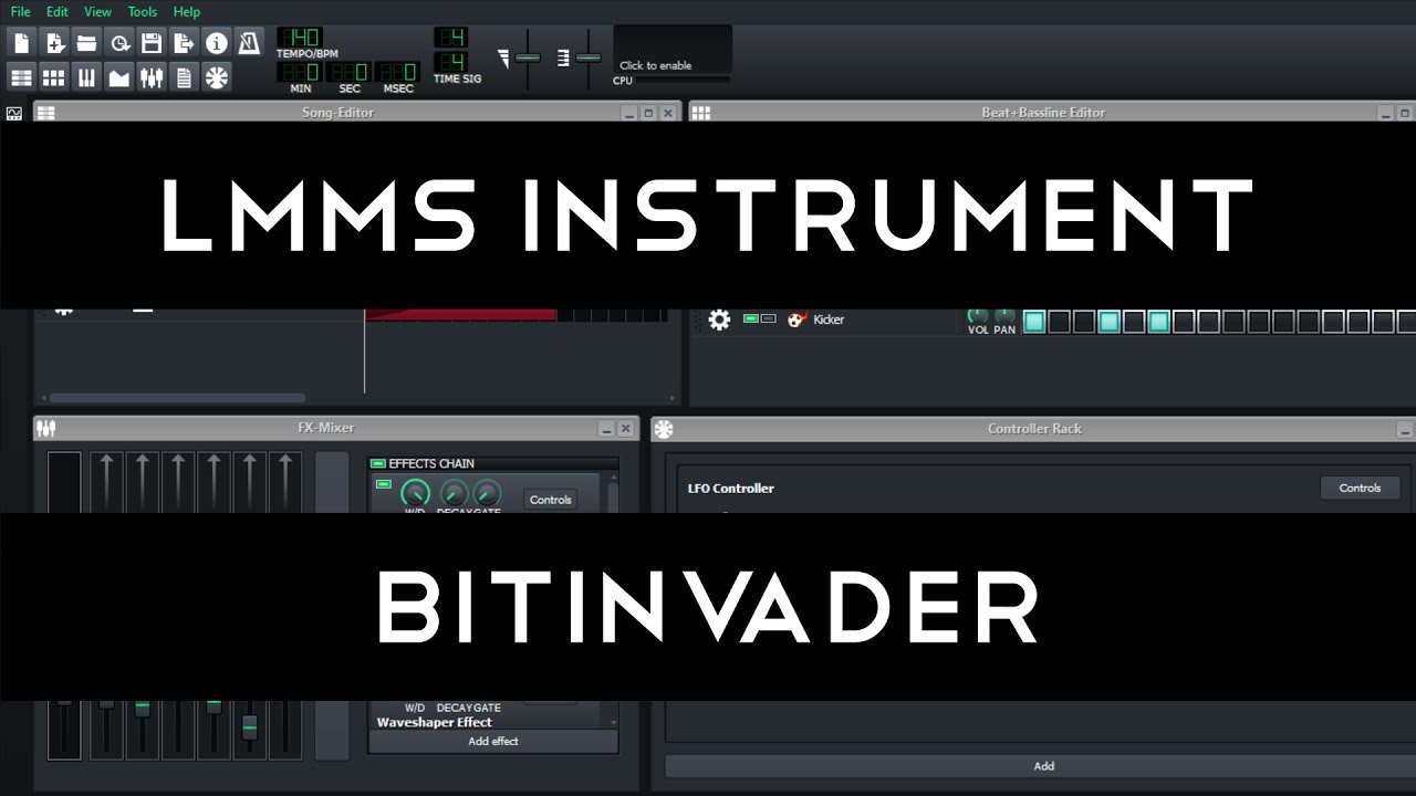LMMS Instrument Tutorial: BitInvader