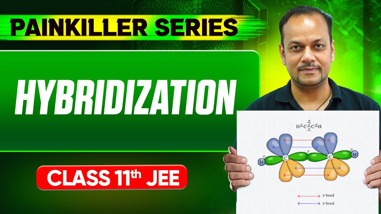 HYBRIDIZATION || Basic to Advanced || Class 11th JEE
