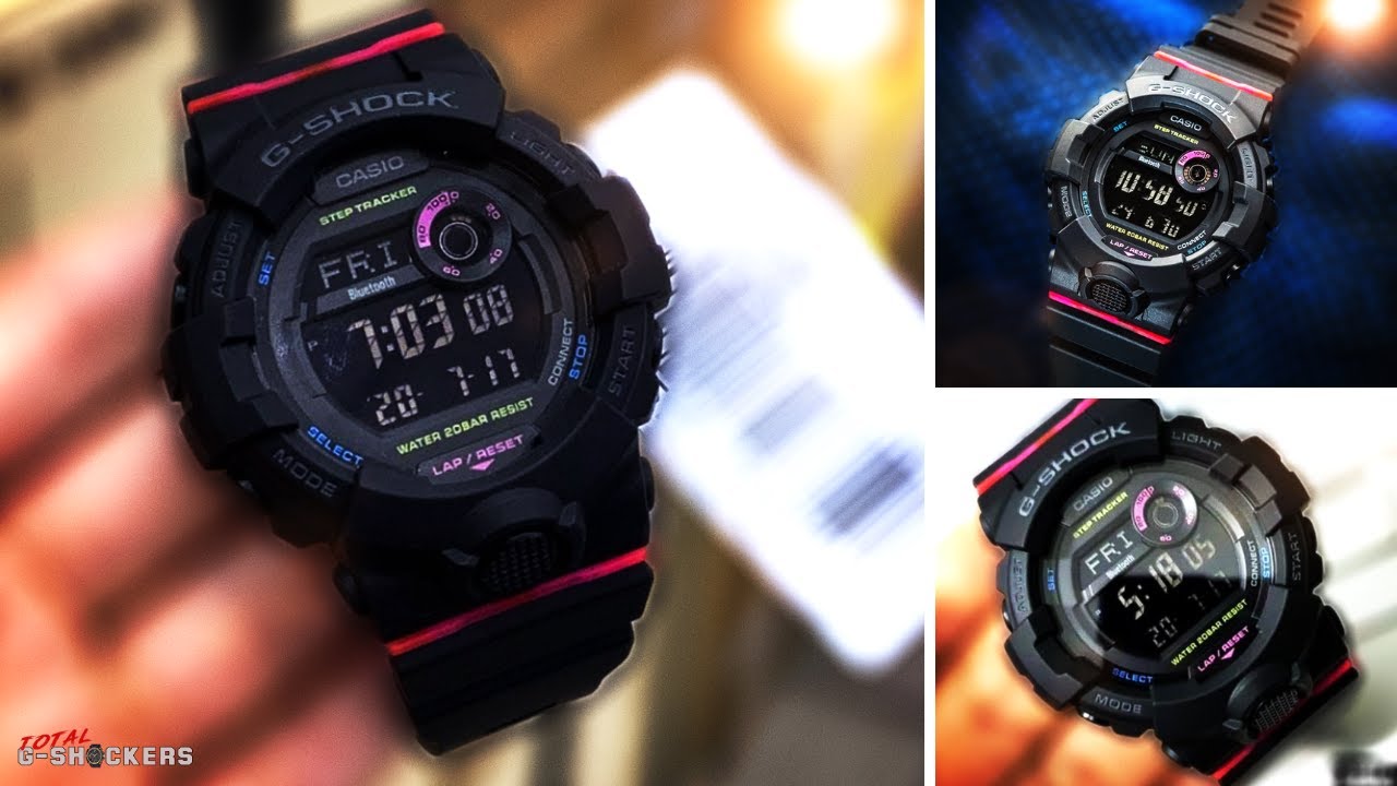 Casio G-Shock G-SQUAD Digital Step Tracker GMDB800SC-1
