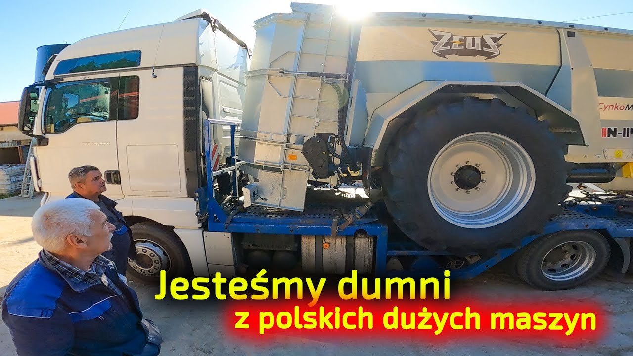 Piciu dostarcza przyczepę polskiego producenta Cynkomet [Korbanek]
