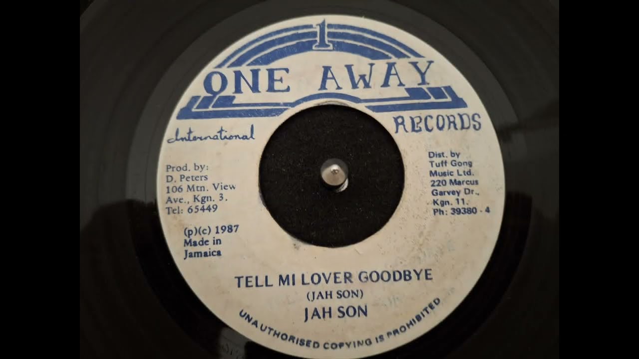 Jah Son - Tell Mi Lover Goodbye + Version 7'