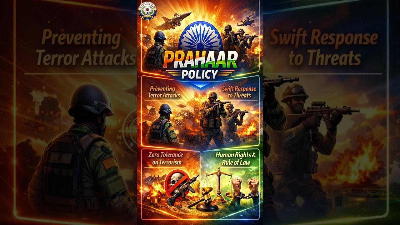 PRAHAAR Policy  | India&rsquo;s Zero Tolerance Anti-Terror Strategy | Swift Response & Human Rights