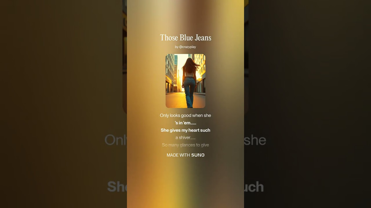 Those Blue Jeans/Country Rock/R&B/Swamp Rock/AI Music/Lyrics 100% Human Written